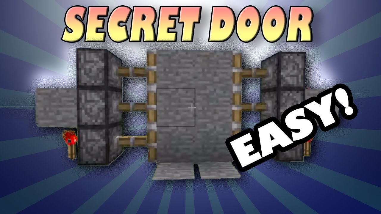 How to Build a Secret Door in Minecraft